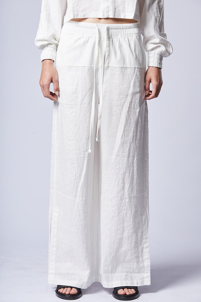 OFF WHITE LINEN PANTS