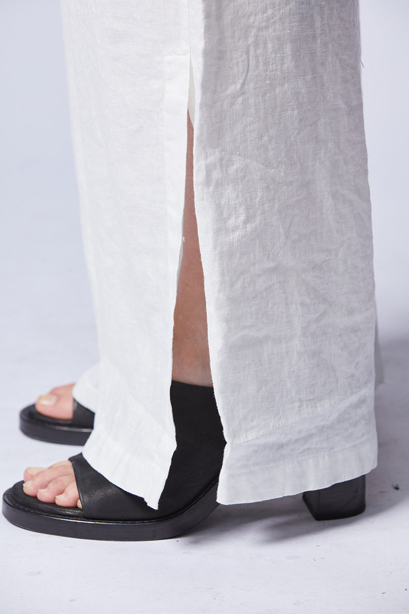 OFF WHITE LINEN PANTS