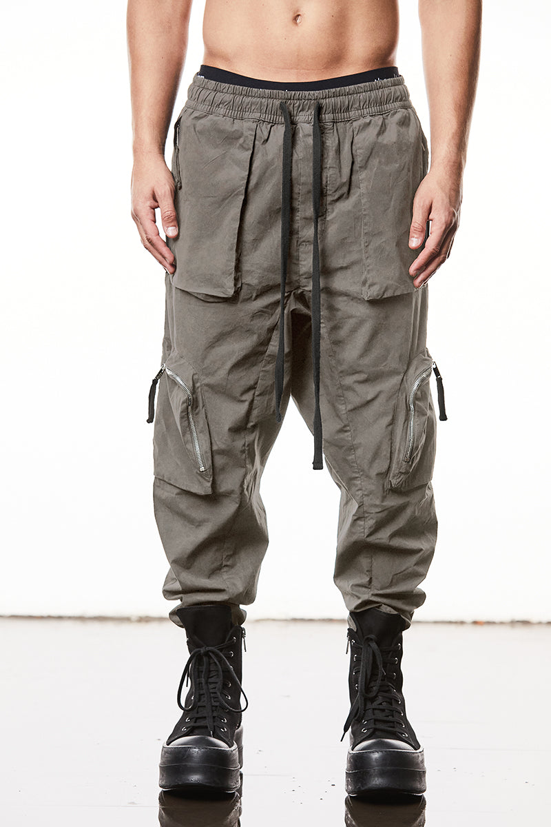 ROCK WASHED CRASHED CARGO TROUSERS