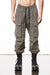 ROCK WIDE CRUSHED COTTON CARGO TROUSERS