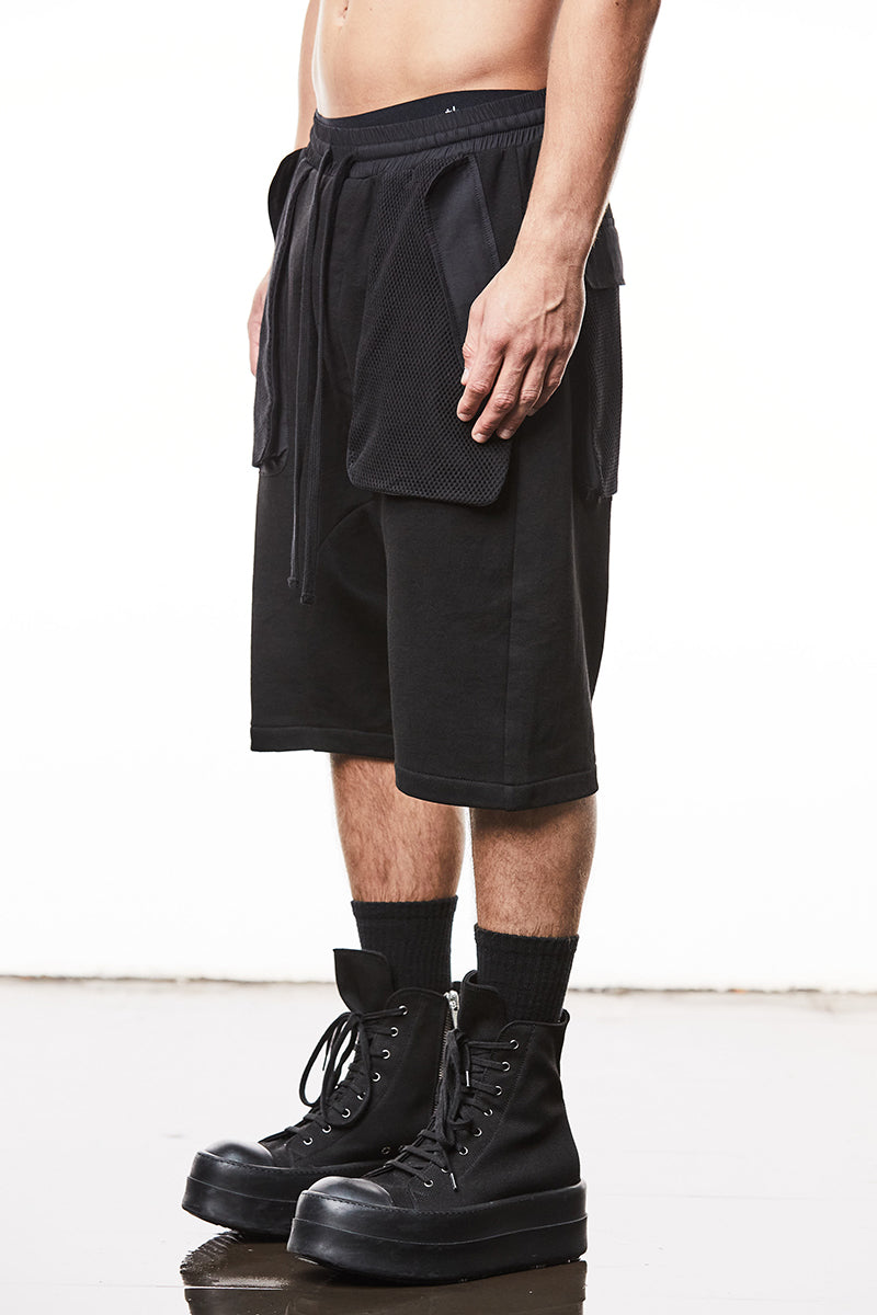 Thom Krom | Shop Online | SS25 | Black Drop Crotch Cotton