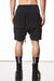 BLACK RIPSTOP NYLON STRETCH SHORTS