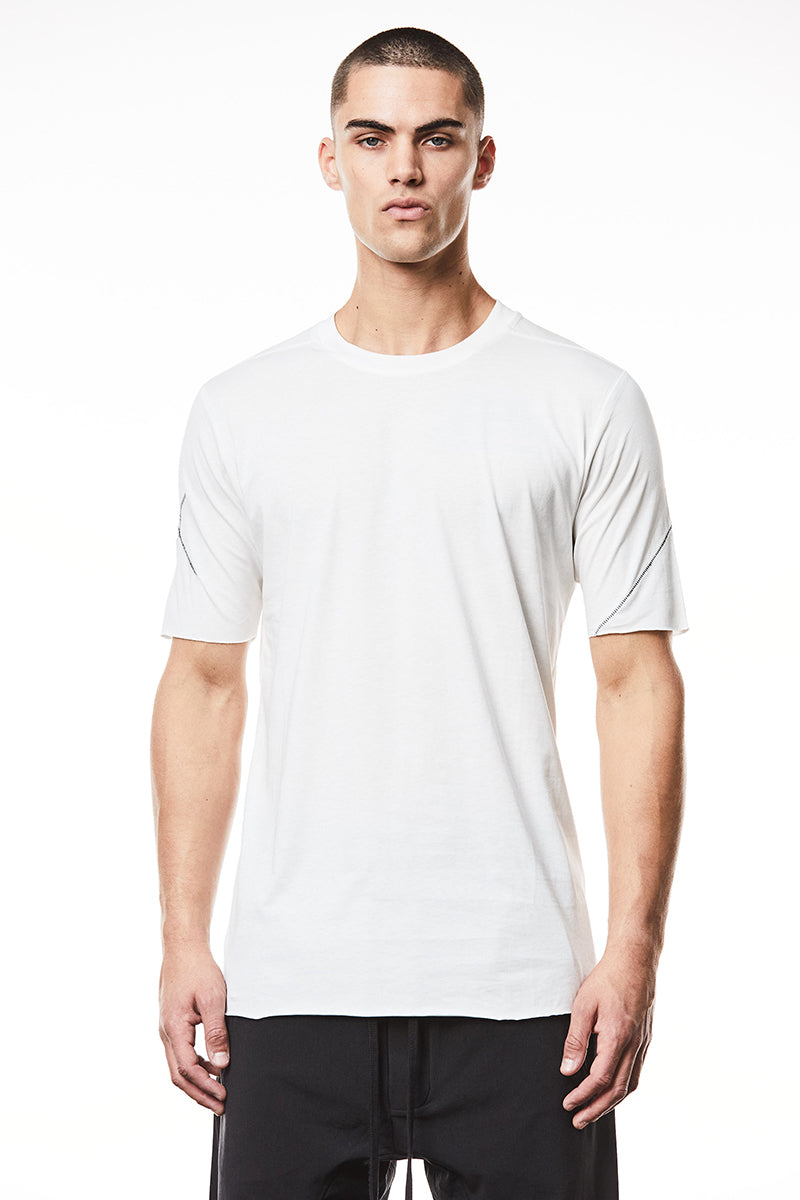 OFF WHITE SCAR STITCHING DETAILS TEE