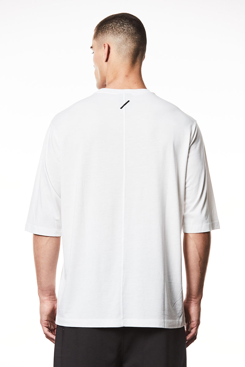 OFF WHITE PRINTED HALF SLEEVES TEE