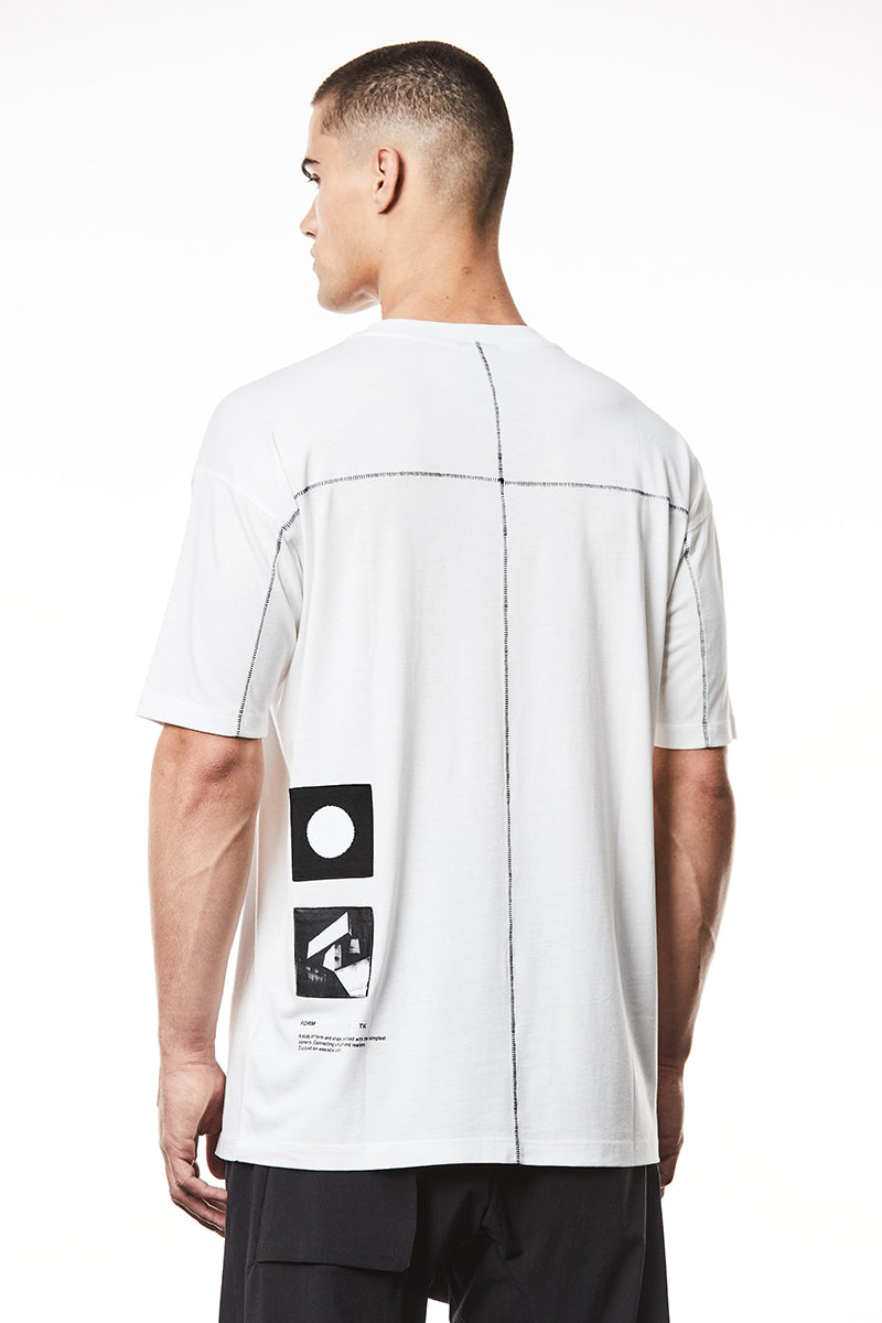 OFF WHITE PATCHED PRINT