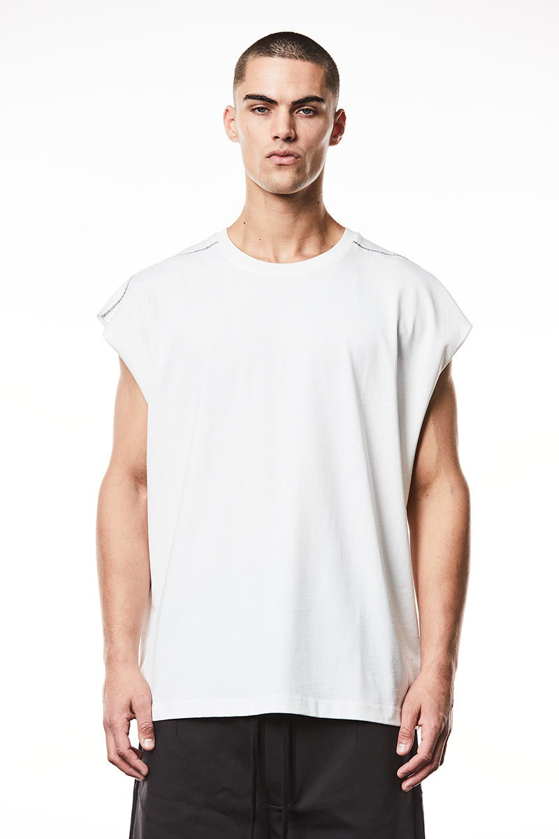 OFF WHITE LIGHT JERSEY OVERSIZE TEE