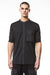 BLACK POCKETED JERSEY SHIRT