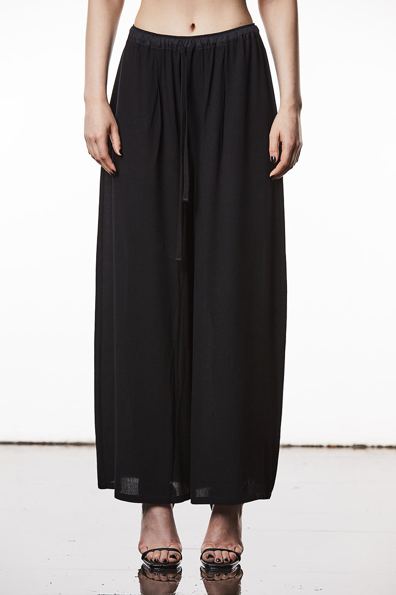 WIDE LEG FLUIDLY TROUSERS