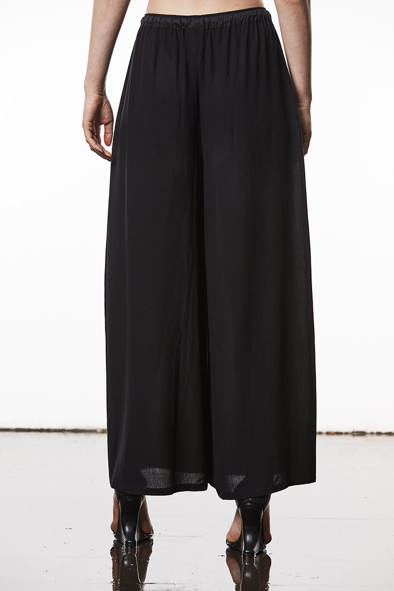 WIDE LEG FLUIDLY TROUSERS