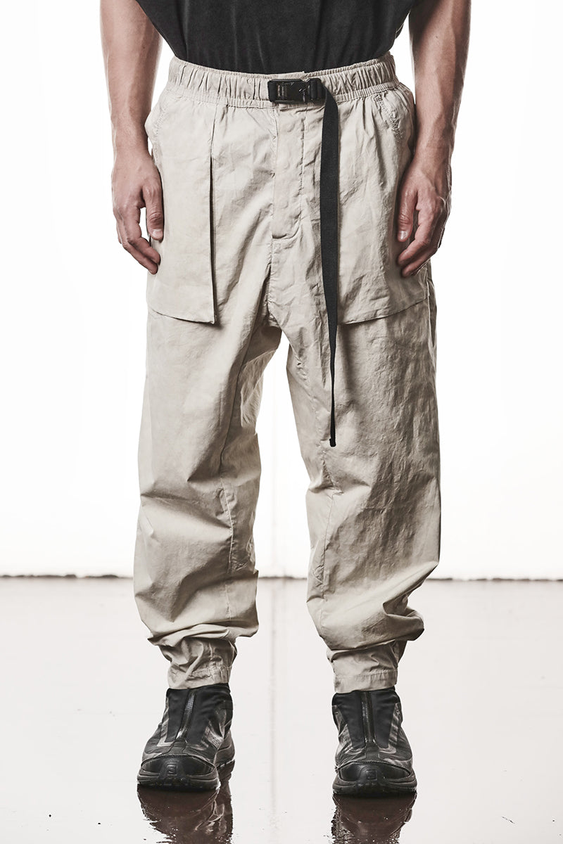 VEGETAL STONE STRETCH MILANO LOW CROTCH TROUSERS