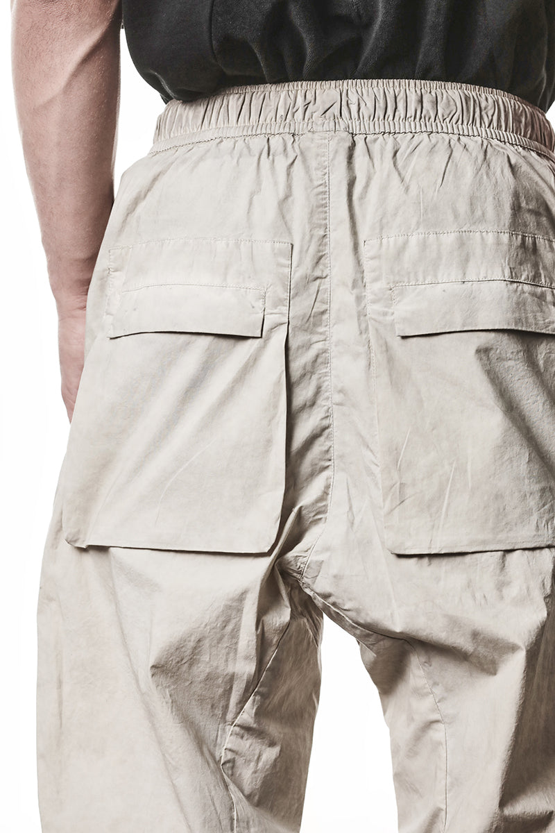 VEGETAL STONE STRETCH MILANO LOW CROTCH TROUSERS