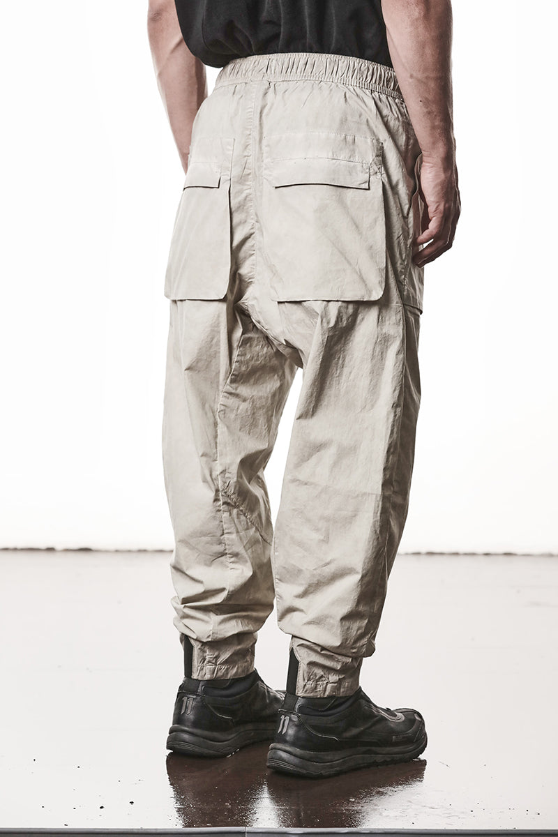 VEGETAL STONE STRETCH MILANO LOW CROTCH TROUSERS