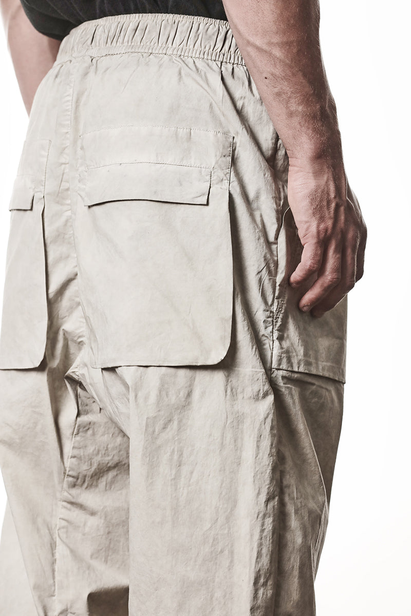 VEGETAL STONE STRETCH MILANO LOW CROTCH TROUSERS