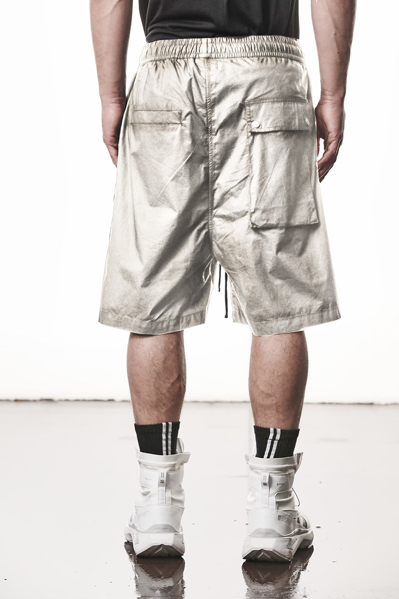VEGETAL STONE STRETCH MILANO COTTON SHORTS