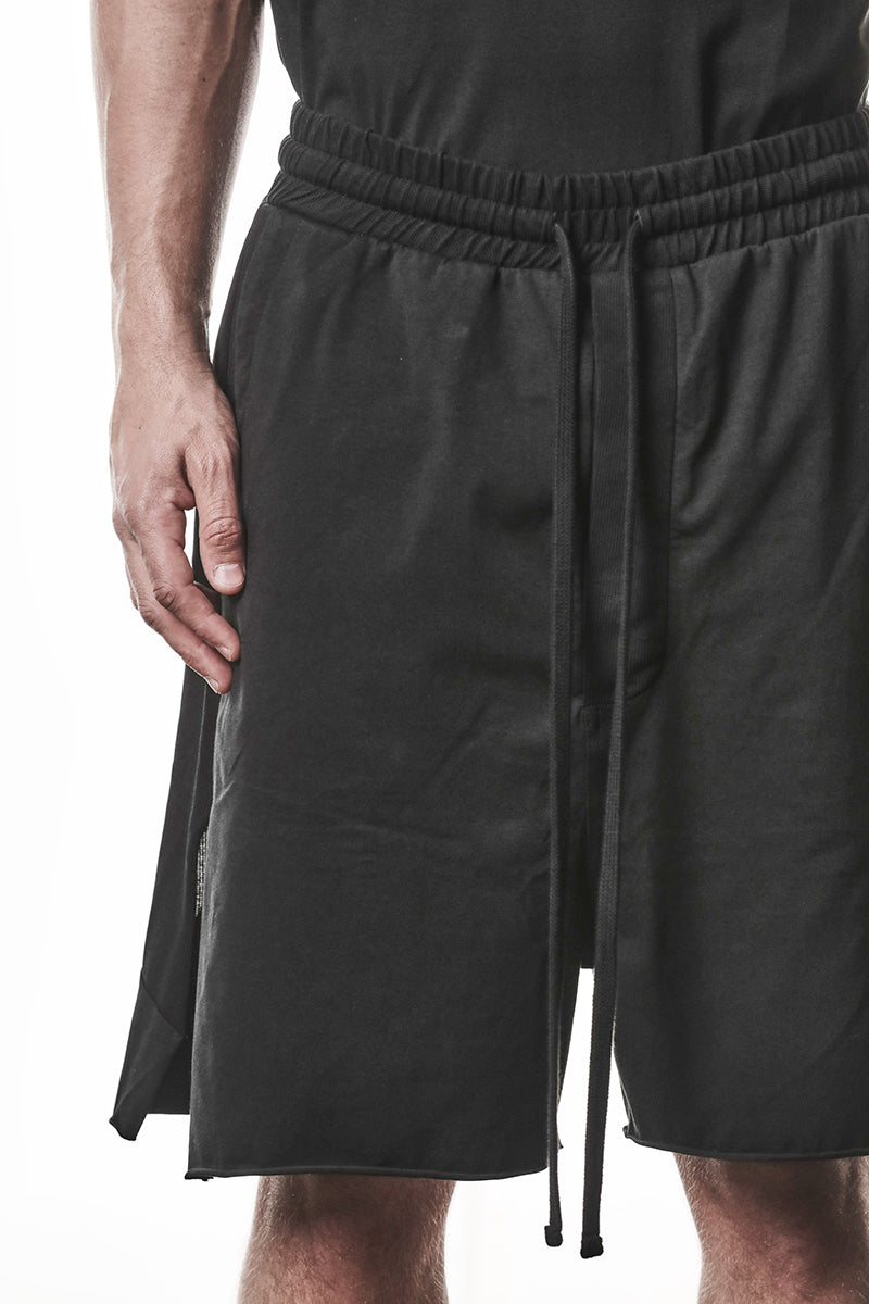 BLACK MATMIX SHORTS