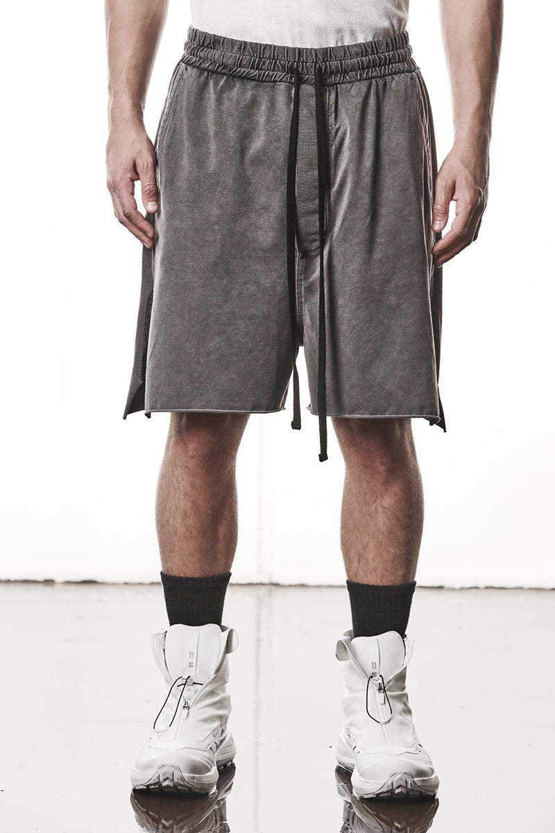 DARK USED GREY MATMIX SHORTS