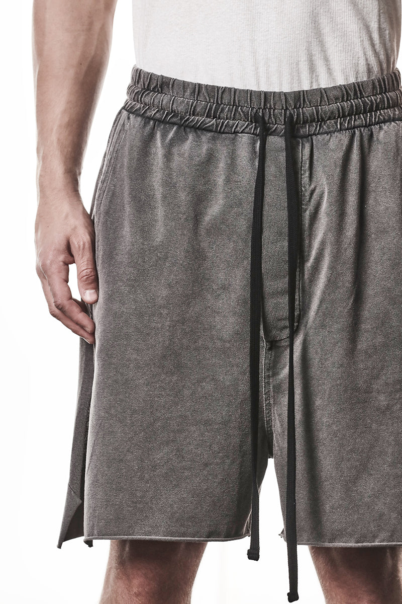 DARK USED GREY MATMIX SHORTS