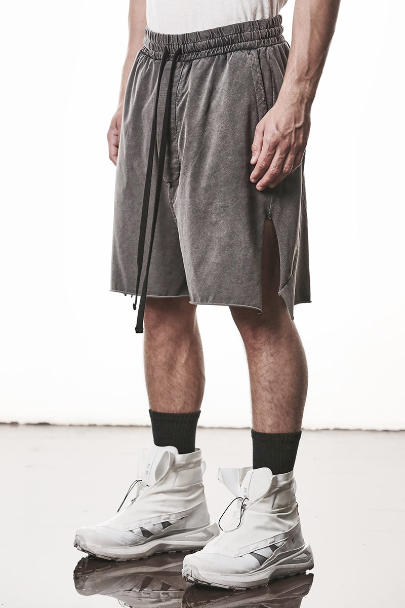DARK USED GREY MATMIX SHORTS
