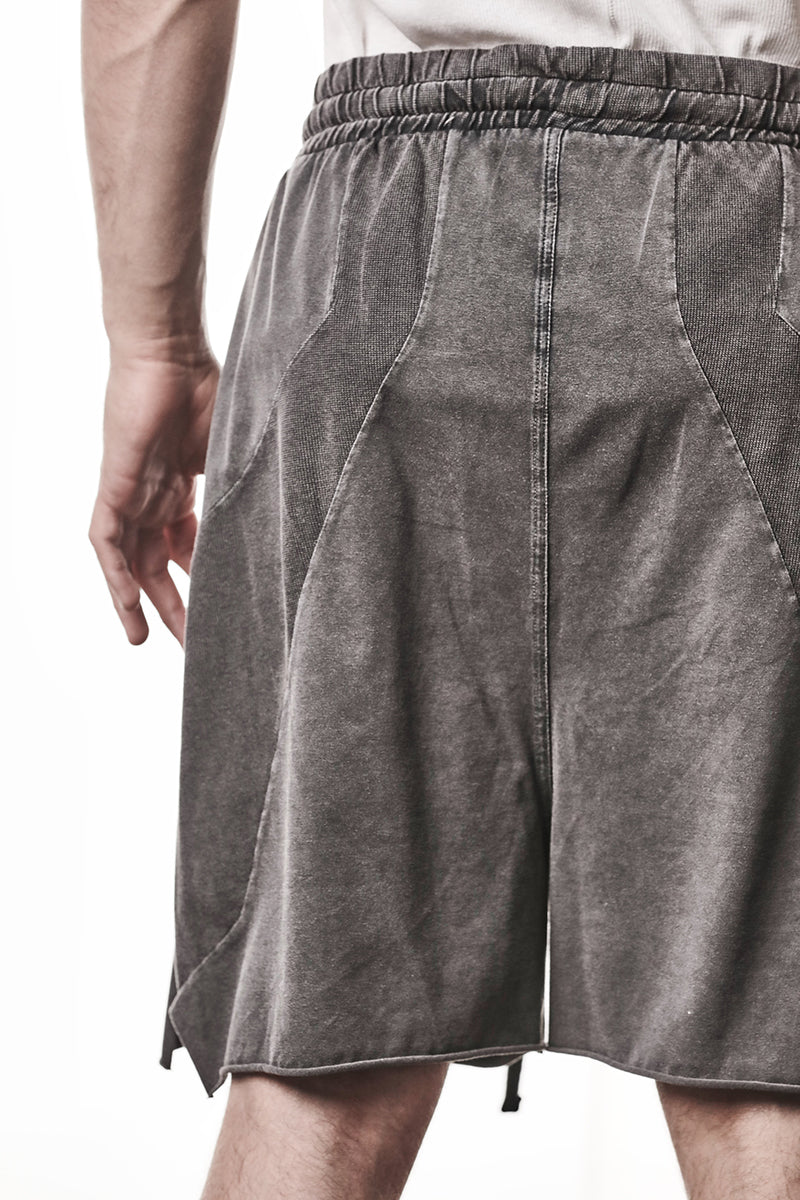 DARK USED GREY MATMIX SHORTS