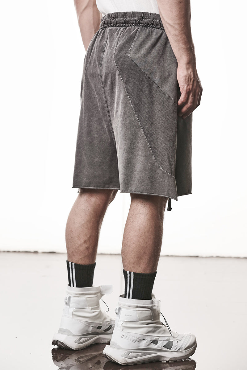 DARK USED GREY MATMIX SHORTS