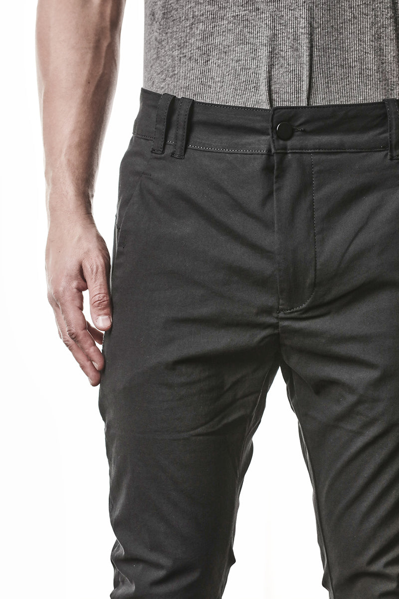 BLACK LIGHT STRETCH TROUSERS