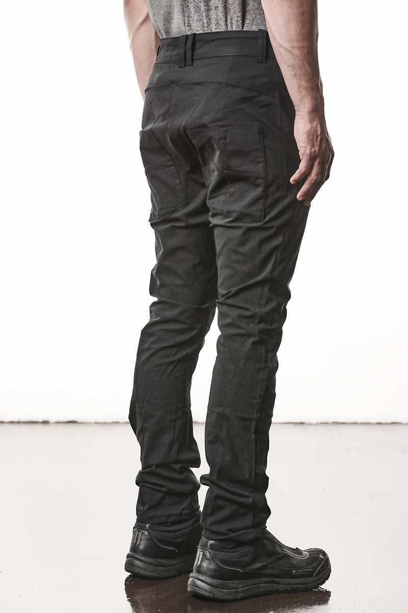 BLACK LIGHT STRETCH TROUSERS