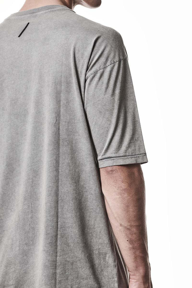 DARK USED GREY REFLECTIVE PRINT TOP