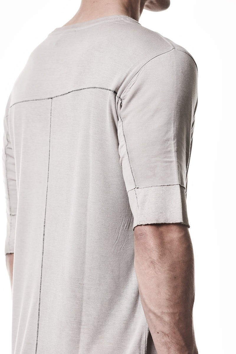 COLD DYED STONE TWO LAYER LOOK TEE
