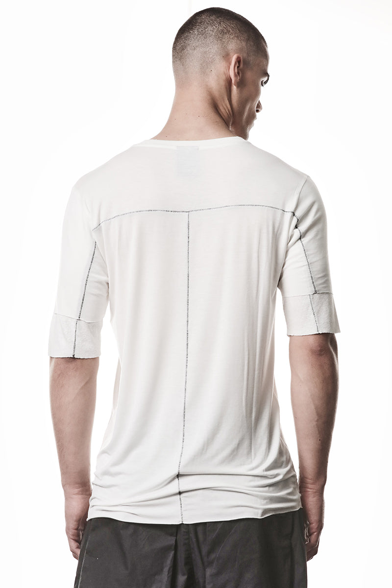 OFF WHITE TWO LAYER LOOK TEE