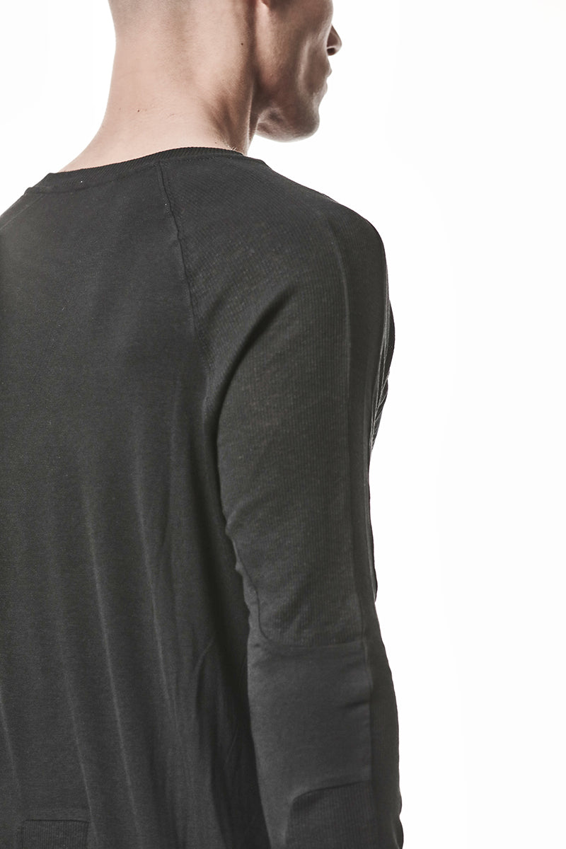 BLACK SOFT MODAL LONG SLEEVES TOP