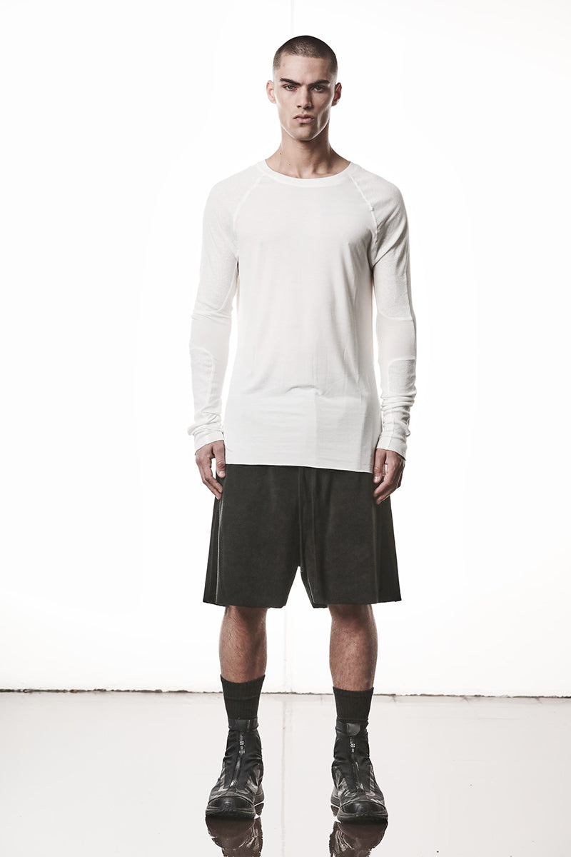 OFF WHITE SOFT MODAL LONG SLEEVES TOP