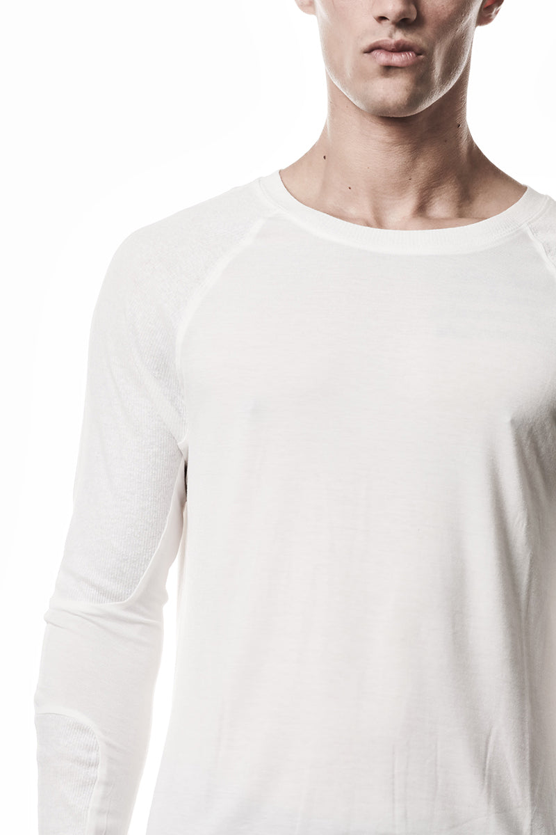 OFF WHITE SOFT MODAL LONG SLEEVES TOP