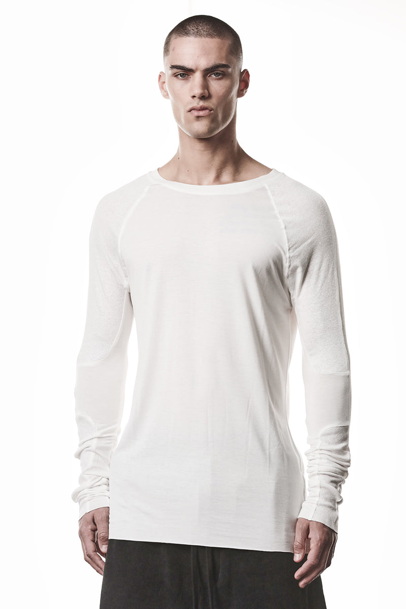 OFF WHITE SOFT MODAL LONG SLEEVES TOP