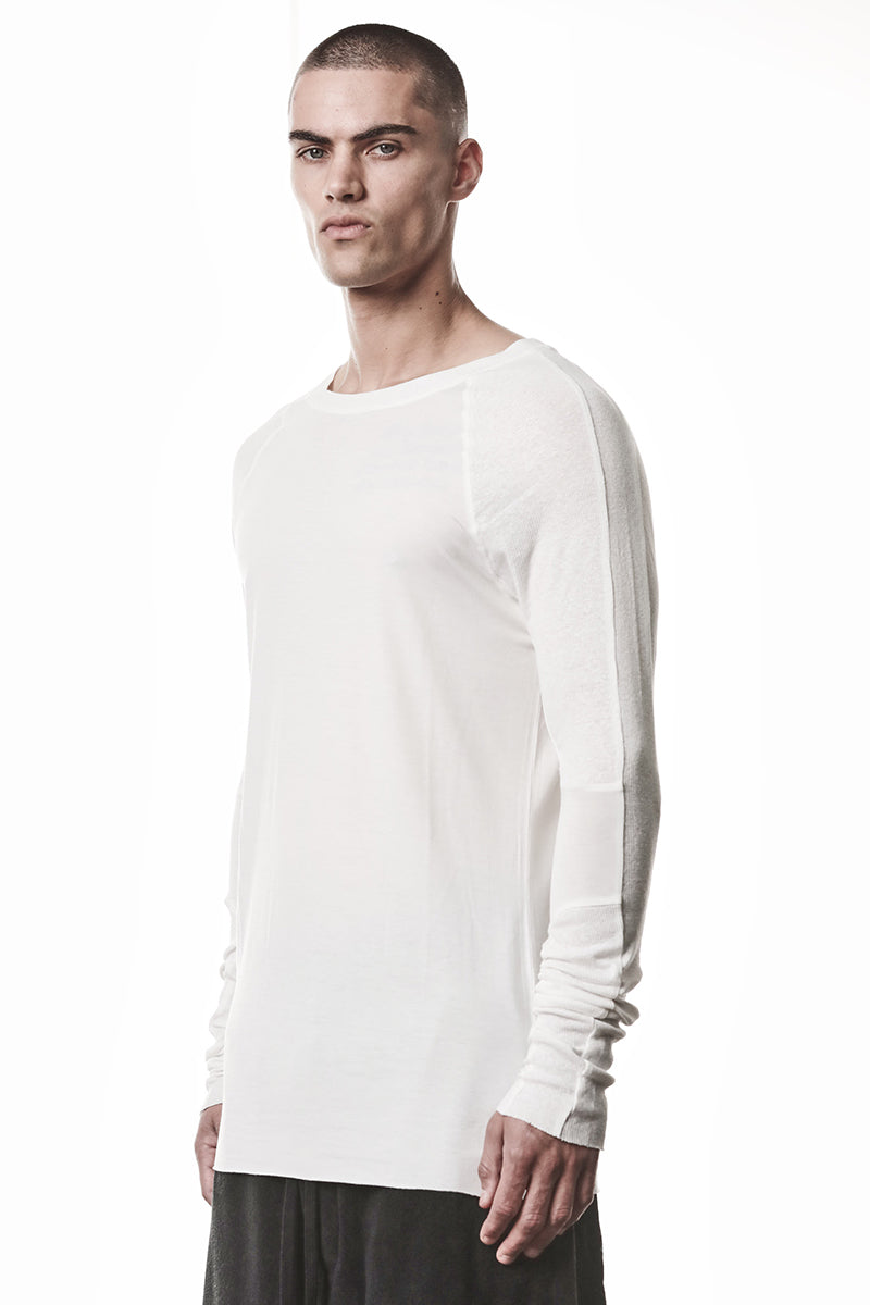 OFF WHITE SOFT MODAL LONG SLEEVES TOP