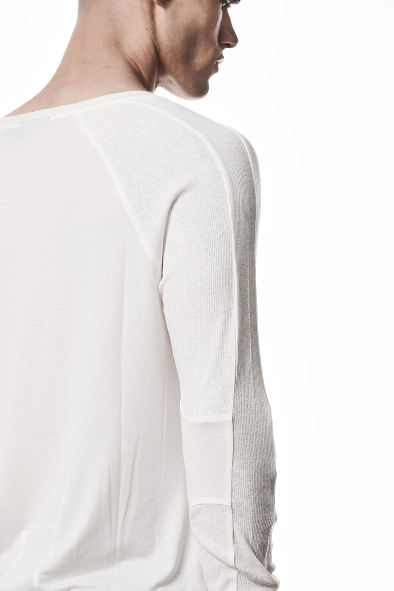 OFF WHITE SOFT MODAL LONG SLEEVES TOP