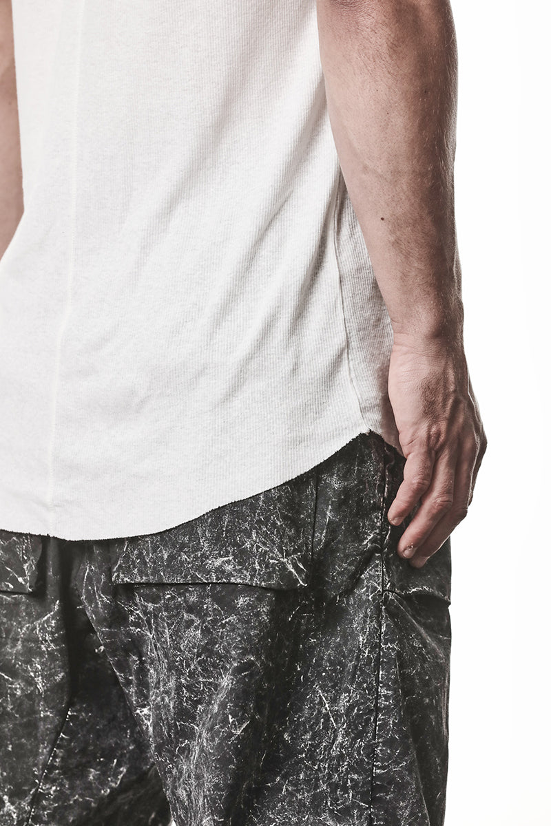 OFF WHITE LIGHT RIB JERSEY TANK TOP