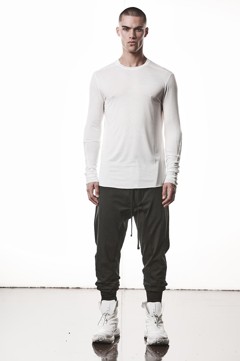 OFF WHITE ULTRA LIGHT VISCOSE LONG SLEEVES TOP