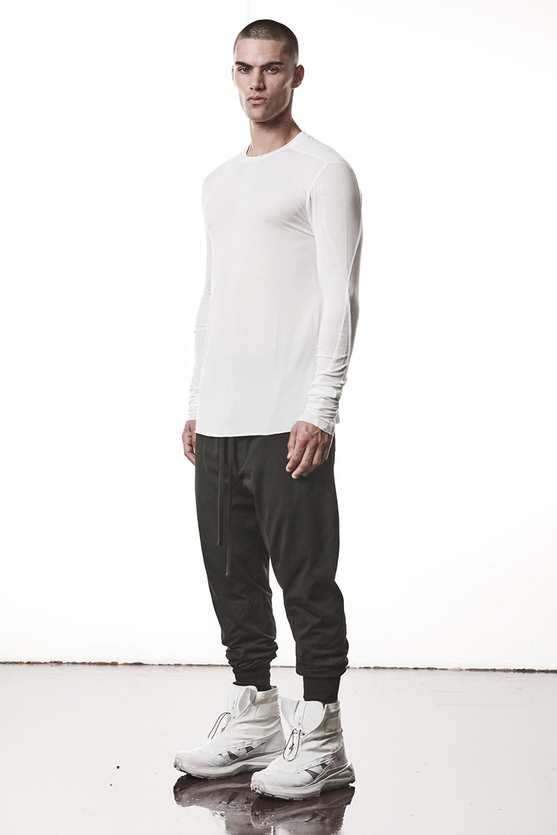 OFF WHITE ULTRA LIGHT VISCOSE LONG SLEEVES TOP