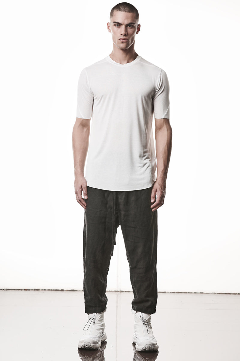 OFF WHITE ULTRA LIGHT VISCOSE TEE