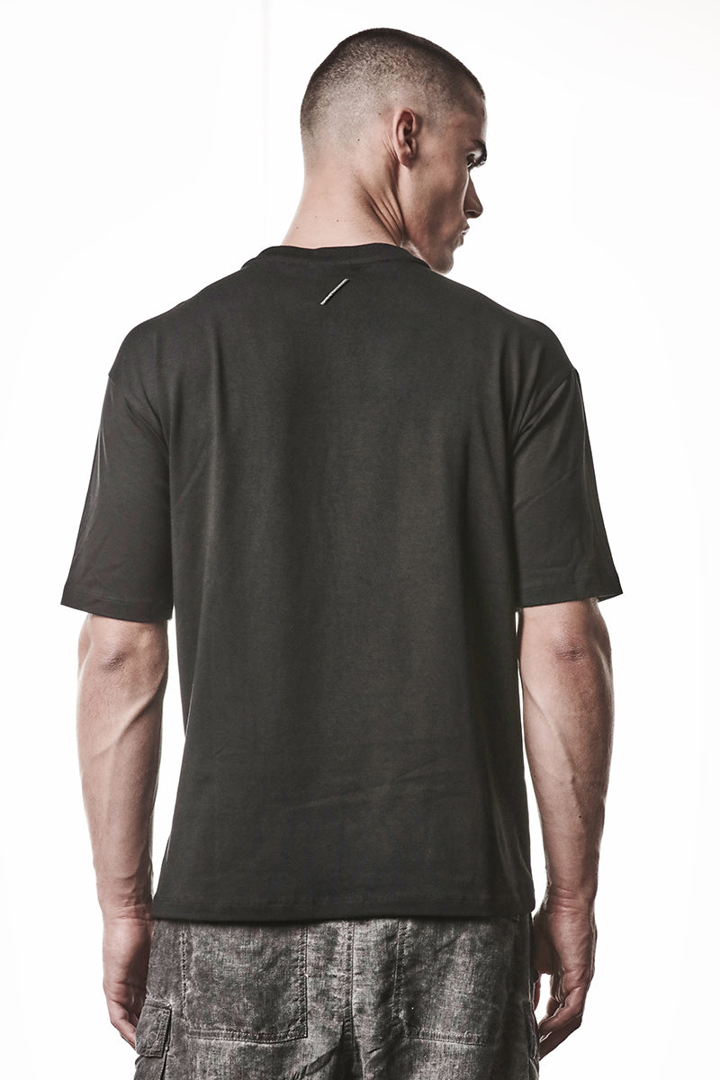 BLACK SOFT STRONG MODAL TEE