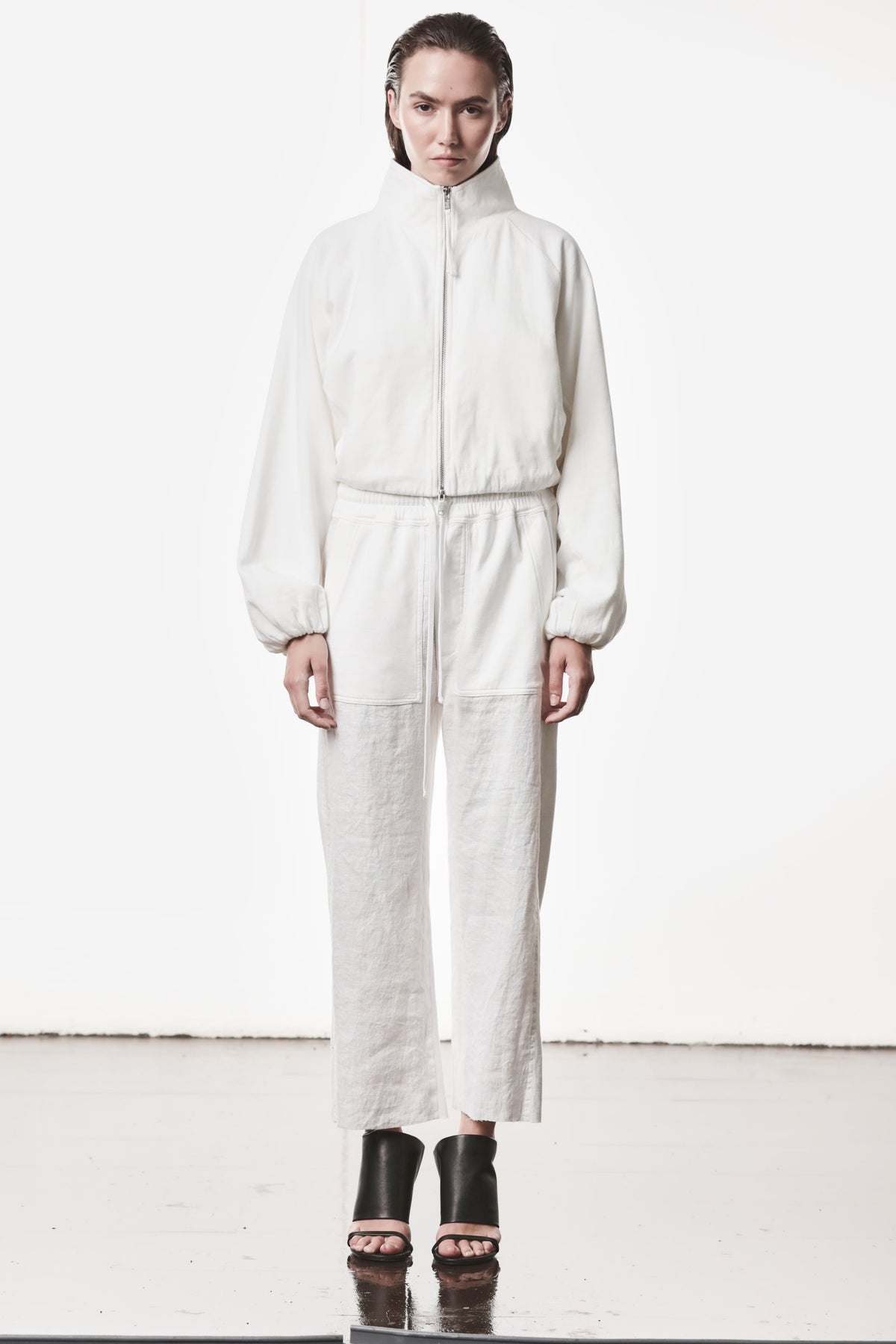 OFF WHITE MATMIX SWEAT JACKET