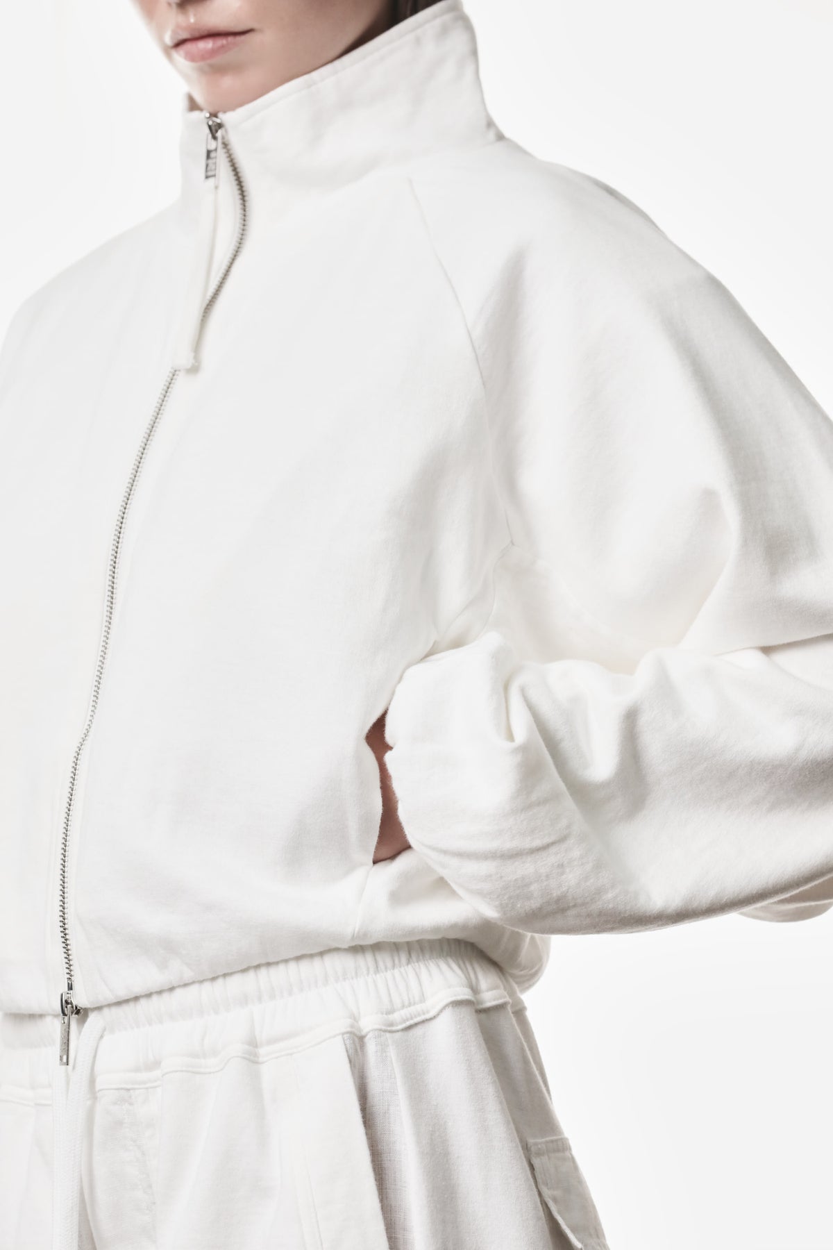 OFF WHITE MATMIX SWEAT JACKET