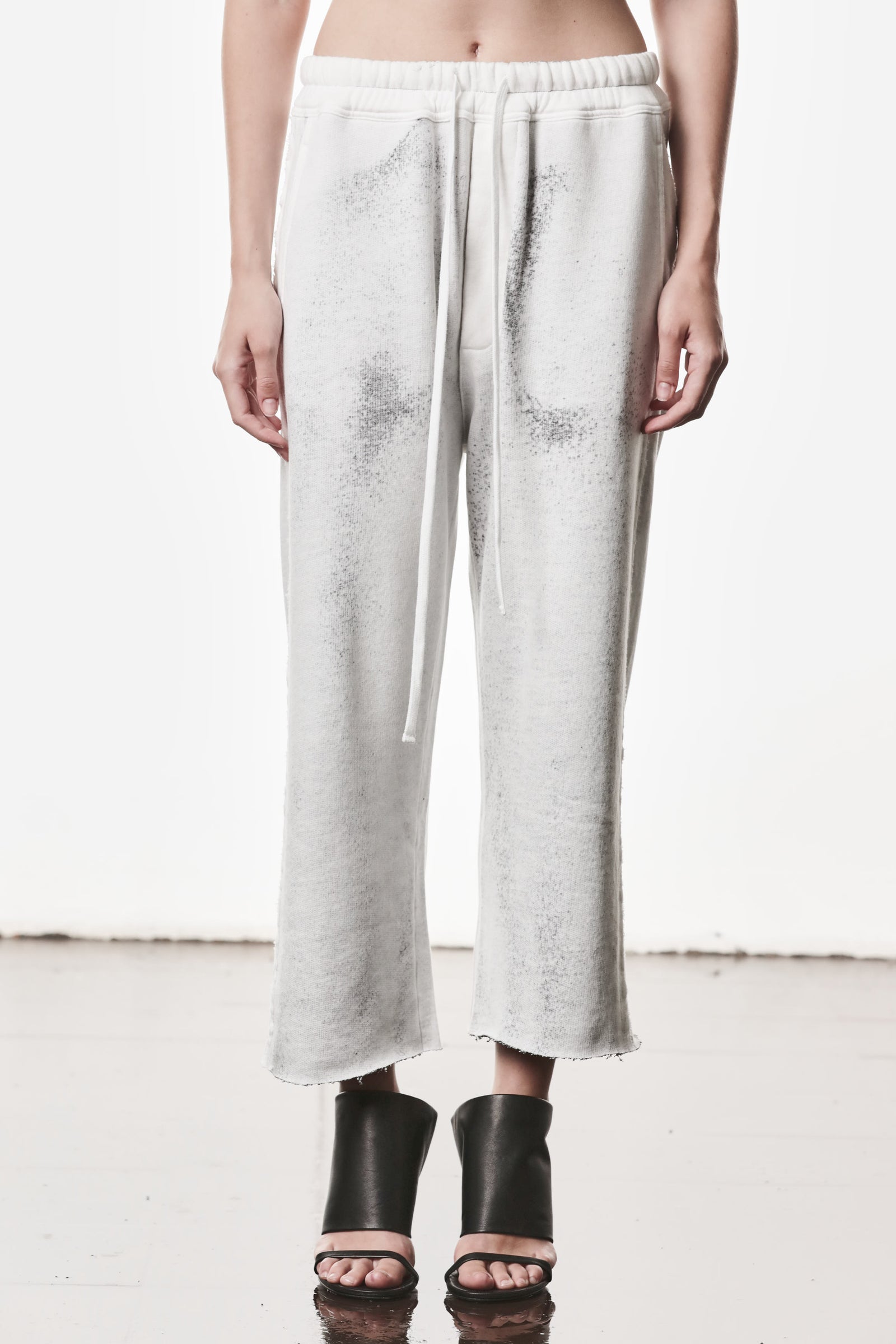 SPRAY GREY SWEAT TROUSERS