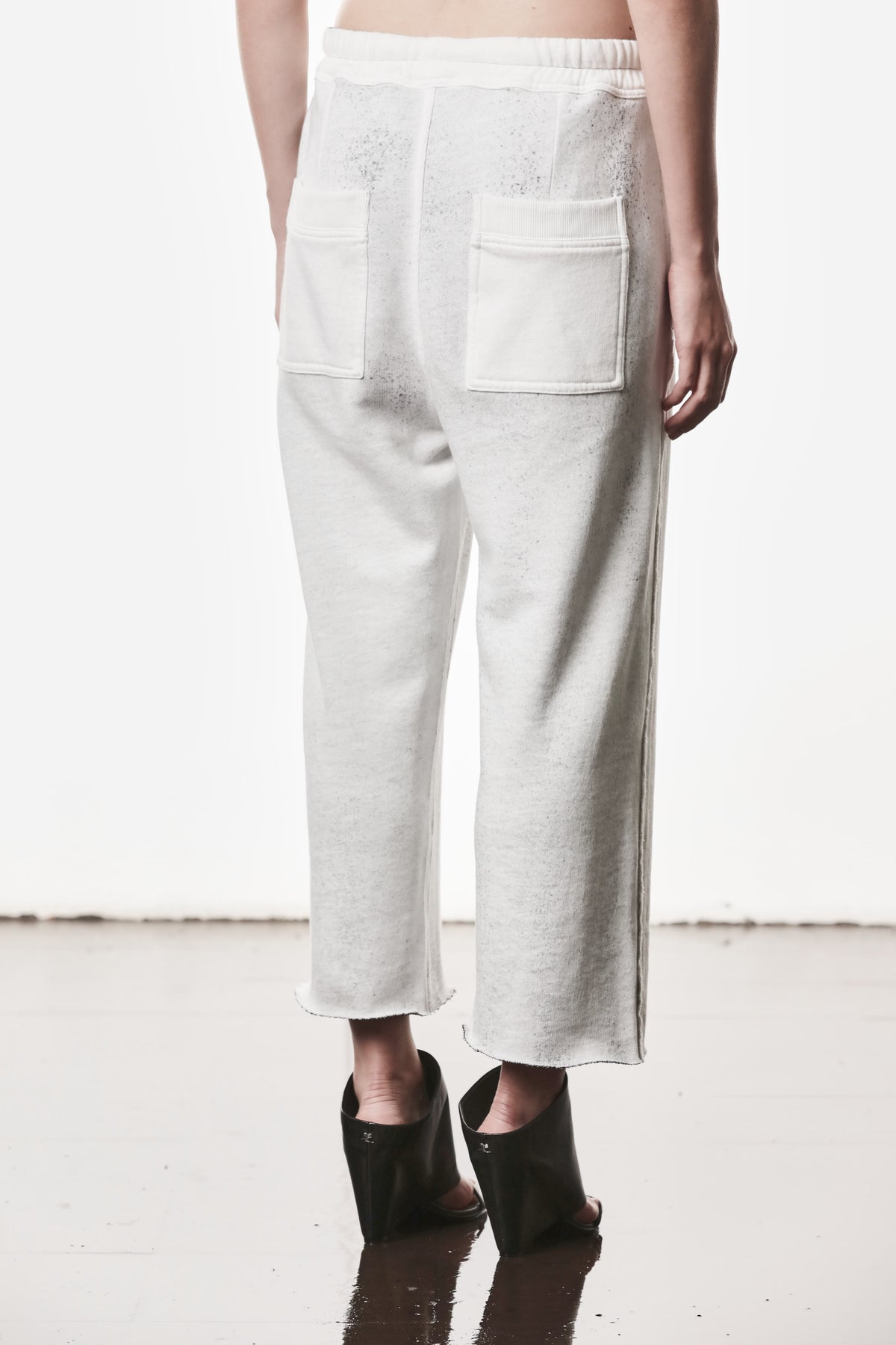 SPRAY GREY SWEAT TROUSERS