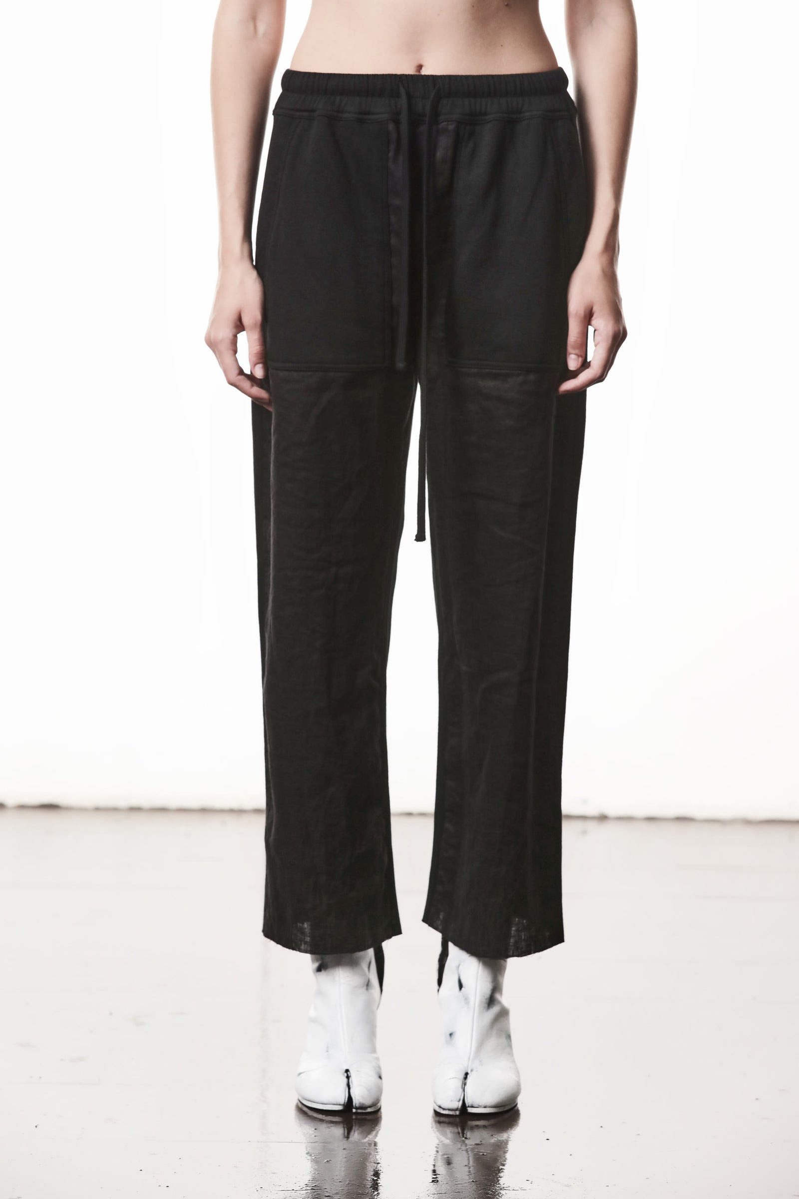MATMIX LINEN SWEAT TROUSERS