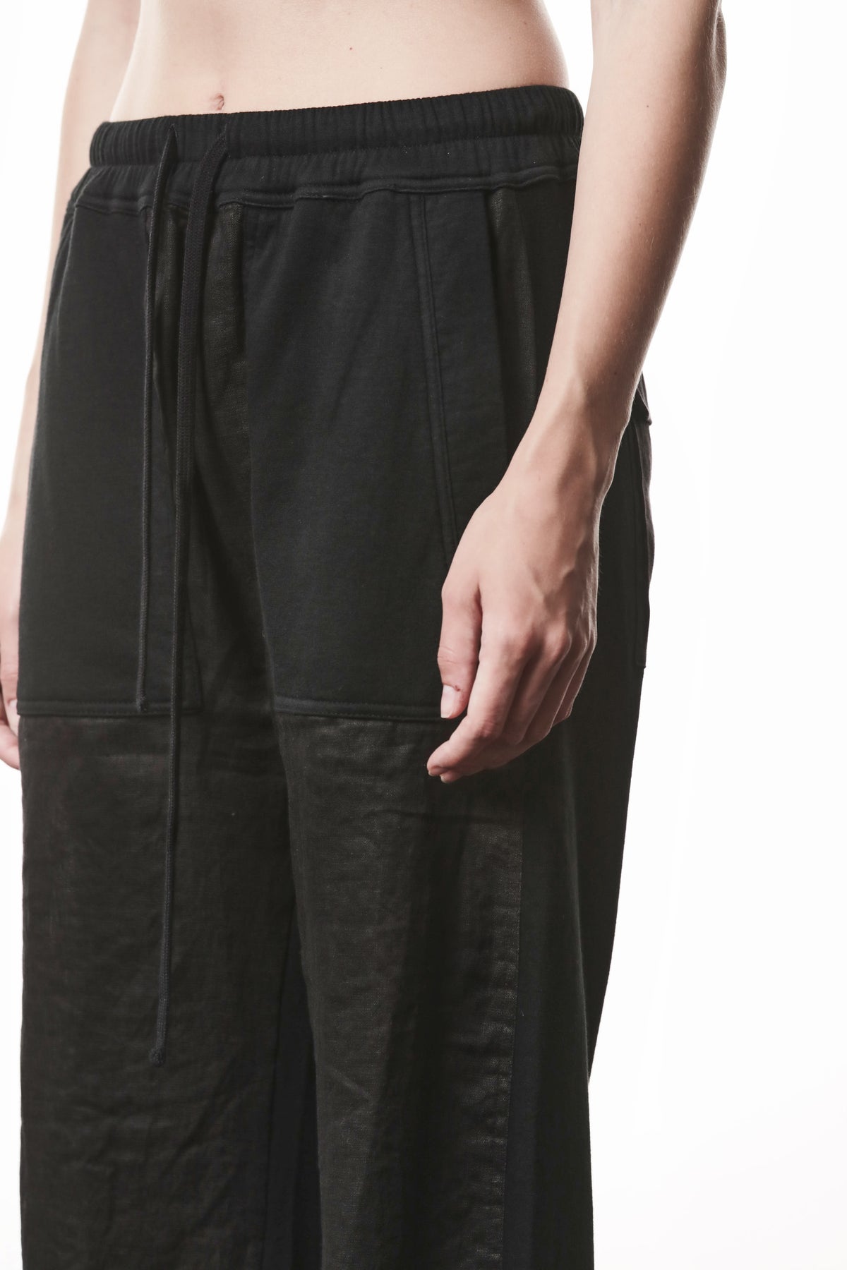 MATMIX LINEN SWEAT TROUSERS