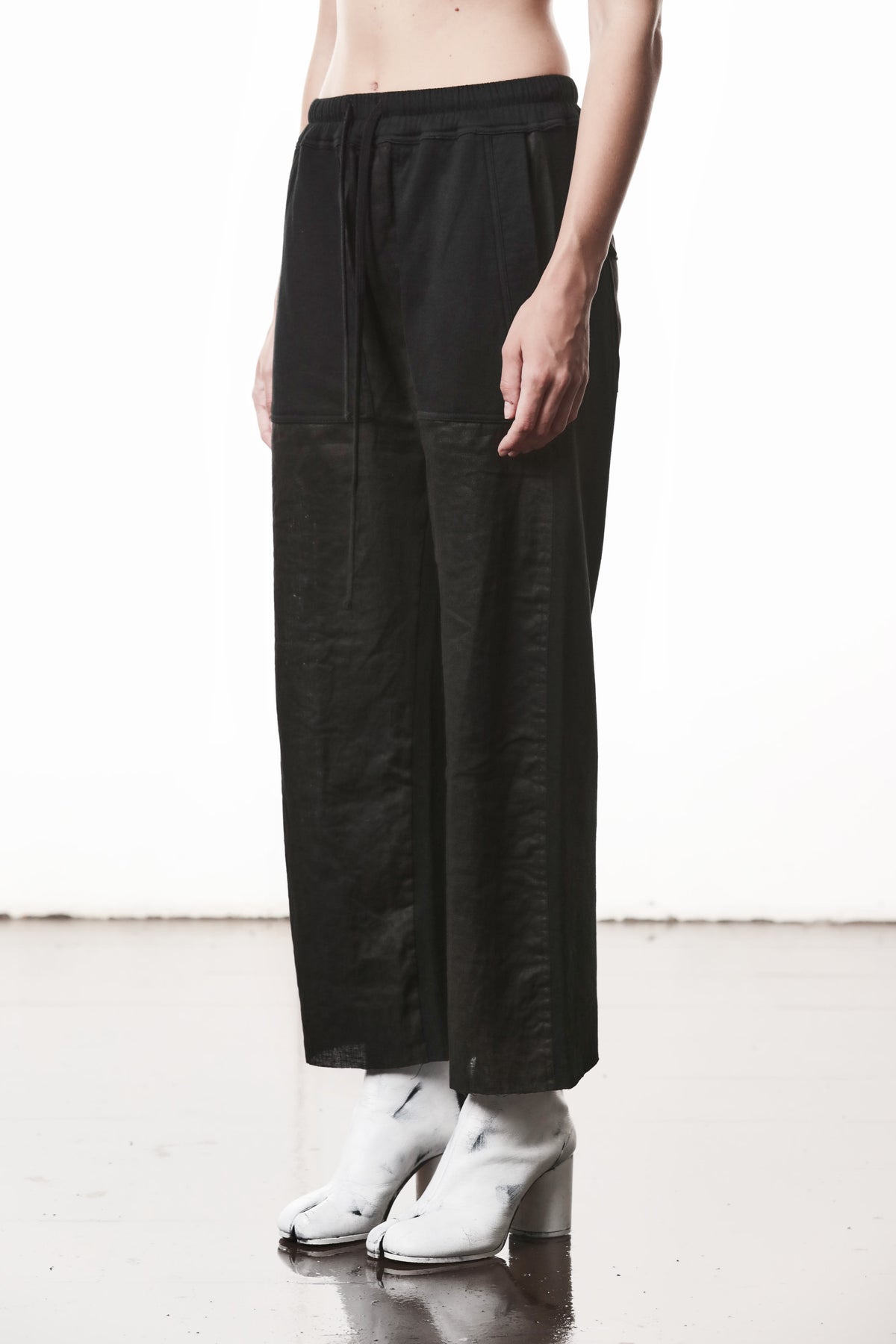MATMIX LINEN SWEAT TROUSERS