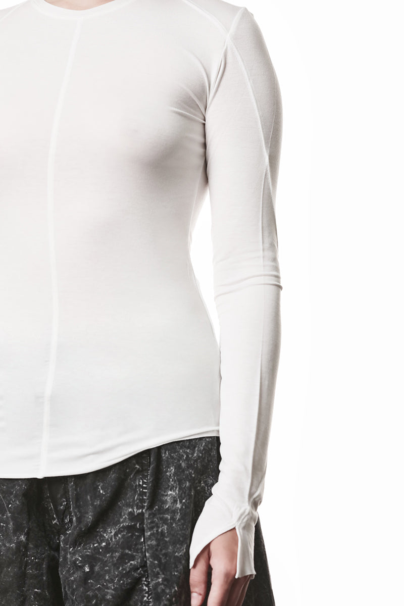 OFF WHITE SOFT LONG SLEEVES TEE