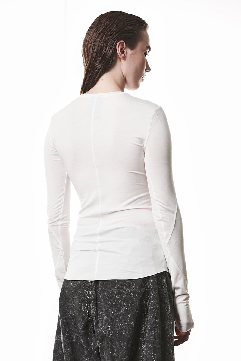 OFF WHITE SOFT LONG SLEEVES TEE