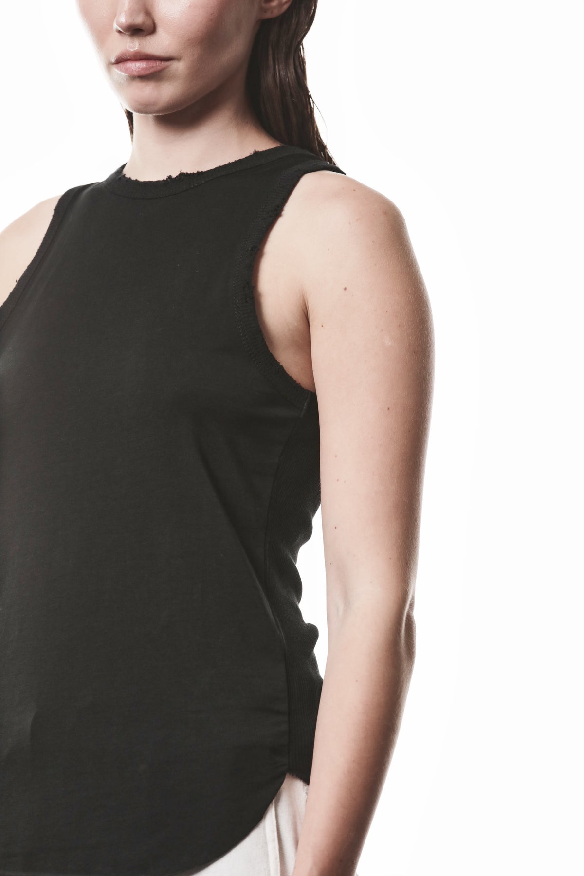 BLACK DESTROYED TANK TOP